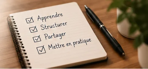 Carnet : apprendre, structurer, partager, mettre en pratique