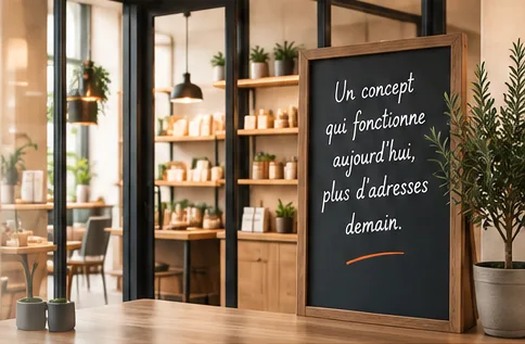 Boutique avec ardoise : un concept qui fonctionne aujourd'hui, plus d'adresses demain